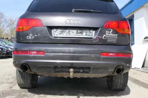 Audi Q7 4L Heckklappe hinten Kofferraumklappe mit Scheibe lavagrau grau LZ7L (167959)
