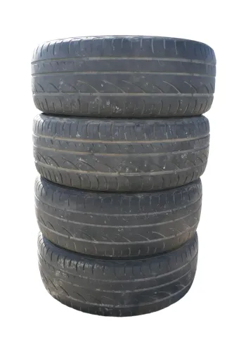 4x Golf 4 Alufelge Felge 205/55 R16 91V 1J0601025AC Ronal 2-4mm schwarz (168020)