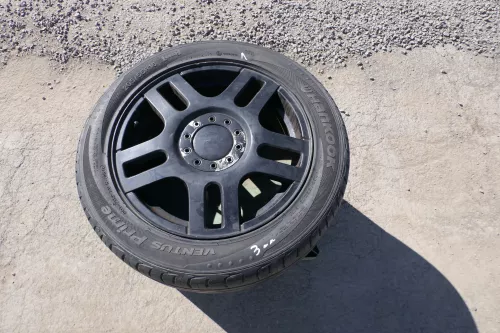 4x Golf 4 Alufelge Felge 205/55 R16 91V 1J0601025AC Ronal 2-4mm schwarz (168020)
