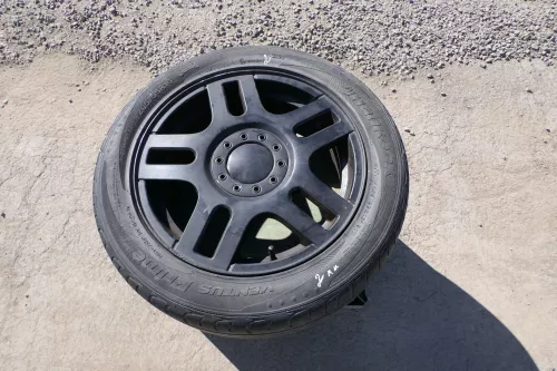 4x Golf 4 Alufelge Felge 205/55 R16 91V 1J0601025AC Ronal 2-4mm schwarz  (168020)