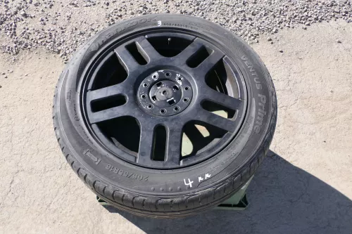 4x Golf 4 Alufelge Felge 205/55 R16 91V 1J0601025AC Ronal 2-4mm schwarz  (168020)