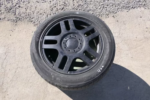 4x Golf 4 Alufelge Felge 205/55 R16 91V 1J0601025AC Ronal 2-4mm schwarz  (168020)