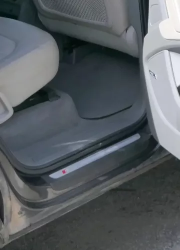 4x Audi Q7 4L Einstiegsleisten rechts + links vorne + hinten S-line Leisten (168135)