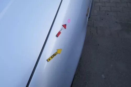 VW Polo 6N 6N1 Kotflügel vorne links silber LB7Z satinsilber (168274)