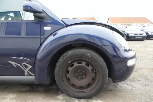 VW New Beetle 9C Kotflügel vorne rechts blau lila LG5T 1C0821104H (168409)