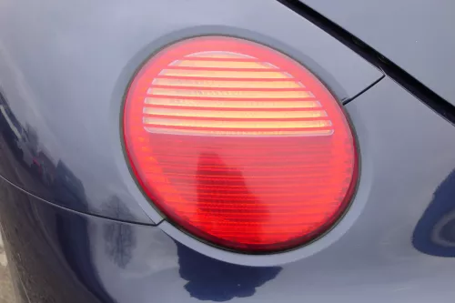 VW New Beetle 9C Stoßstange hinten Stoßfänger blau lila LG5T Heckstoßfänger (168416)
