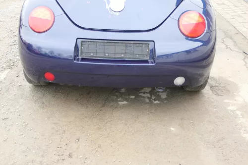 VW New Beetle 9C Stoßstange hinten Stoßfänger blau lila LG5T Heckstoßfänger (168416)
