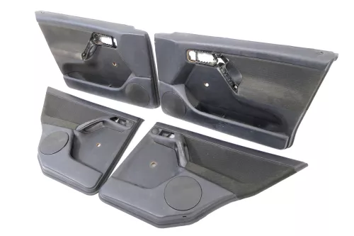 4x Golf 3 1H Türverkleidung Verkleidung Tür vorne links+rechts schwarz 4/5-Türer (168464)