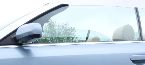 A4 8H Cabrio Leiste Zierleiste Tür vorne links chrom silber oben Fensterschachta (168594)