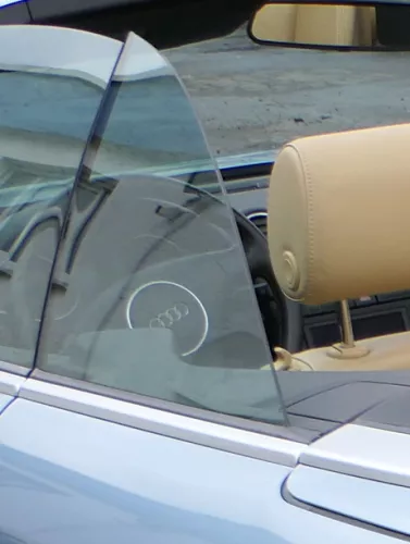A4 8H Cabrio Leiste Zierleiste Tür hinten links chrom silber oben Fensterschacht (168596)