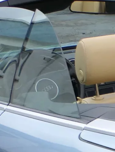 A4 8H Cabrio Leiste Zierleiste Tür hinten links chrom silber oben Fensterschacht