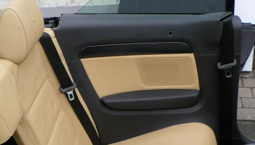 A4 8H Cabrio 8E B6 B7 1x Seitenverkleidung Verkleidung hinten links Leder gelb (168614)