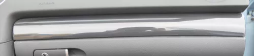 A4 8H Cabrio vorne Dekor Leisten Abdeckung um Lichtschalter soul schwarz (168667)