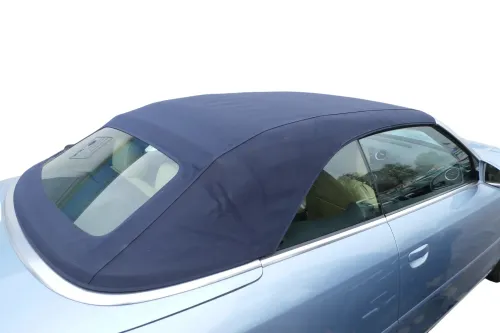 A4 8H Cabrio Dach Scheibe Verdeck Gestell dunkelblau + Himmel (168679)
