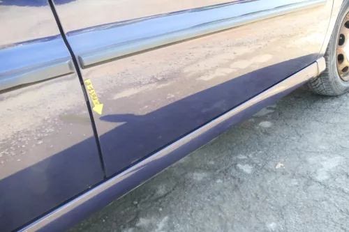 VW Polo 6N 6N2 Tür vorne rechts Beifahrertür 4/5-Türer blau LB5N ohneAnbauteile (168857)