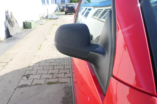 VW Lupo Arosa manueller Spiegel Außenspiegel rechts manuell schwarz matt t