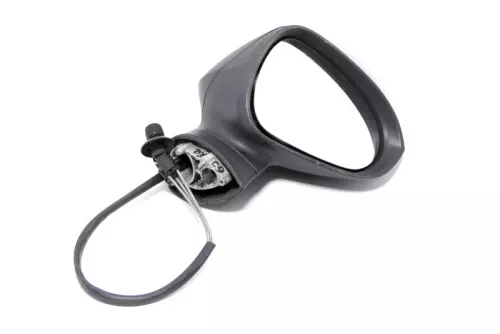 Seat Ibiza 6J mechanisch manuller Spiegel Außenspiegel rechts schwarz (168958)