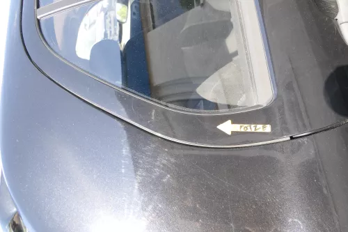 Skoda Fabia 6Y Limousine Schrägheck Tür hinten rechts schwarz LF9R (169094)