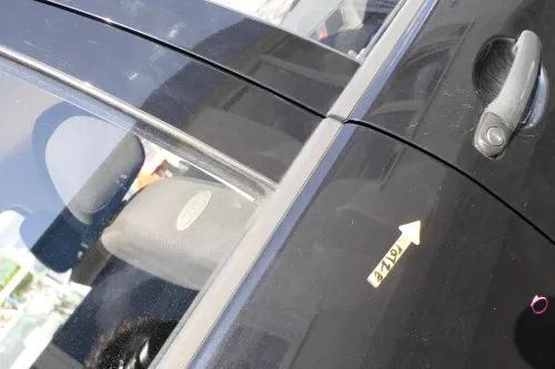 Skoda Fabia 6Y Limousine Schrägheck Tür hinten rechts schwarz LF9R (169094)
