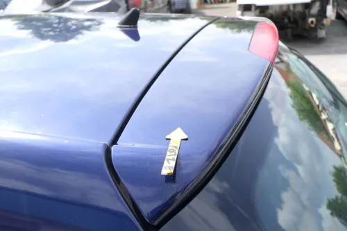 VW Polo 9N3 9N Heckklappe Kofferraumklappe Klappe blau LB5N ohne Anbauteile (169116)