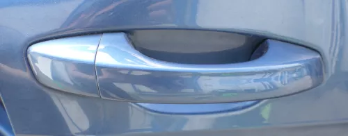 VW Golf 7 5G Türgriff Tür Griff vorne rechts außen blau LA5J