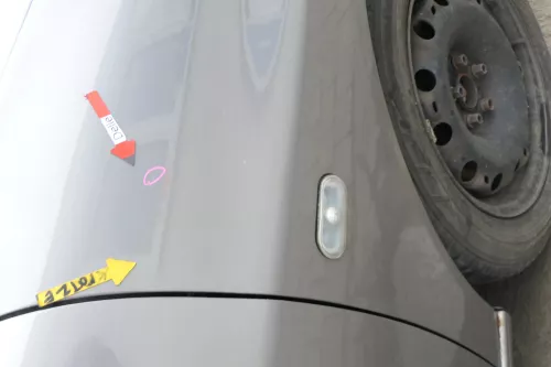 Seat Ibiza 6L Kotflügel vorne rechts grau LS7U bis 2010 - Bilder (169241)