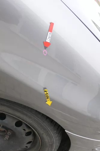 Seat Ibiza 6L Kotflügel vorne rechts grau LS7U bis 2010  (169241)