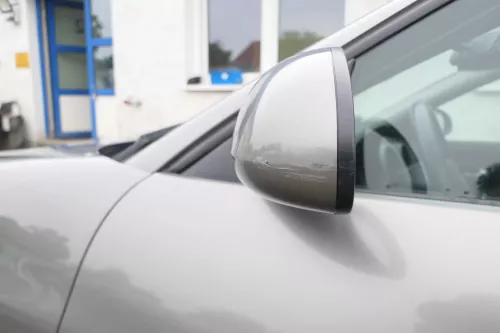 Seat Ibiza 6L elektrischer beheizter Spiegel Außenspiegel links grau LS7U (169247)