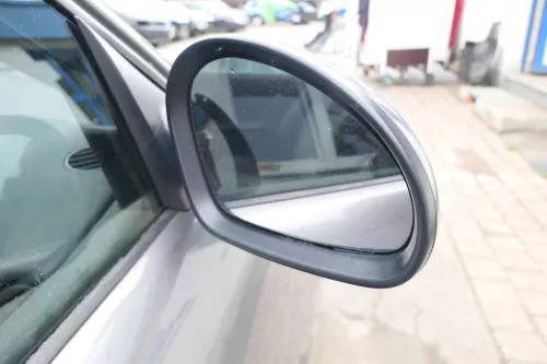 Seat Ibiza 6L elektrischer beheizter Spiegel Außenspiegel rechts grau LS7U (169248)