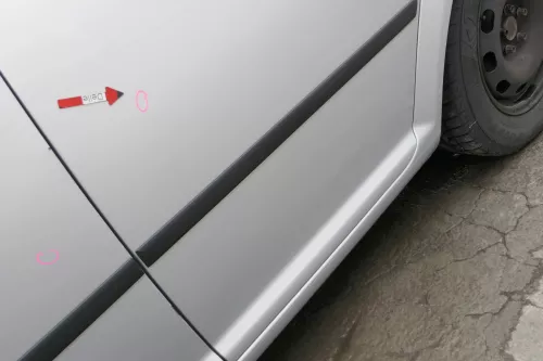 VW Golf 4 Limousine Tür hinten links silber grau LB7Z (KEINkombi) (169292)
