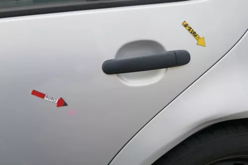 VW Golf 4 Limousine Tür hinten links silber grau LB7Z (KEINkombi) (169292)