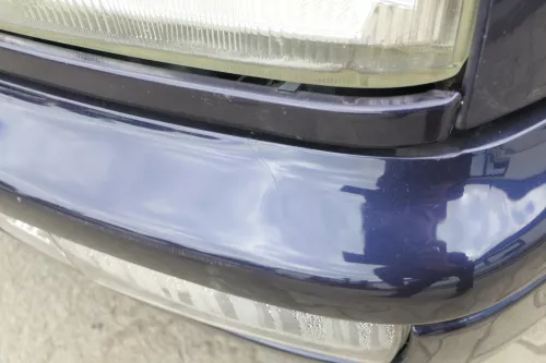 VW Golf 3 auch Cabrio Stoßstange vorne Stoßfänger vorn blau LC5L lackiert (169368)