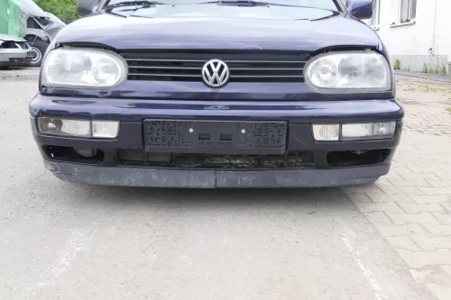 VW Golf 3 auch Cabrio Stoßstange vorne Stoßfänger vorn blau LC5L lackiert