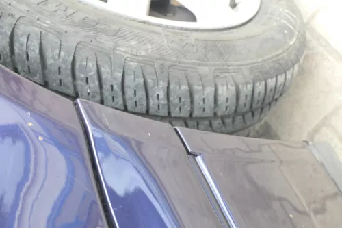 VW Golf 3 auch Cabrio Stoßstange vorne Stoßfänger vorn blau LC5L lackiert (169368)