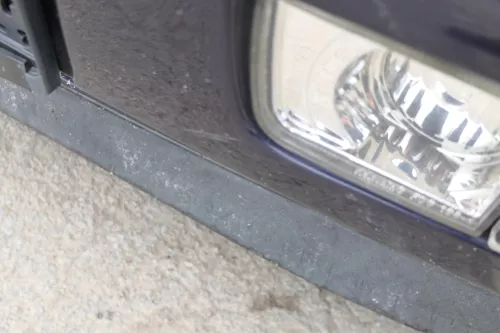 VW Golf 3 auch Cabrio Stoßstange vorne Stoßfänger vorn blau LC5L lackiert (169368)