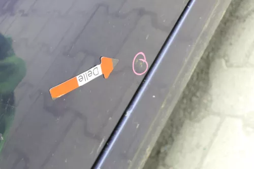 VW Golf 3 Tür vorne links Fahrertür 2/3-Türer blau LC5L (169369)