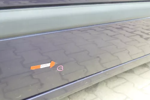 VW Golf 3 Tür vorne links Fahrertür 2/3-Türer blau LC5L (169369)