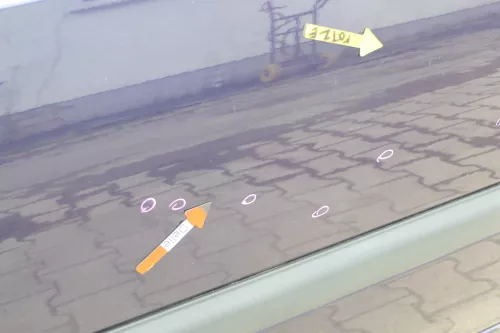 VW Golf 3 Tür vorne links Fahrertür 2/3-Türer blau LC5L (169369)