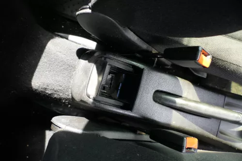 VW Golf 3 1H 1E Cabrio Mitteltunnel Aschenbecher hinten Verkleidung schwarz (169385)