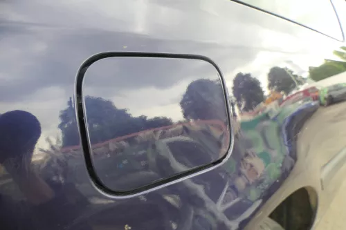 VW Golf 3 1H Tankdeckel Klappe Tankklappe Deckel Tank blau LC5L