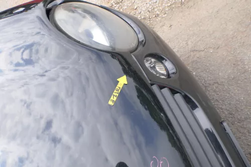 VW Lupo Motorhaube Klappe Frontklappe Haube vorne schwarz L041 uni  (169449)
