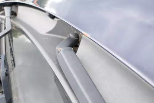 VW Golf 4 Motorhaube Haube Klappe vorne blau LA5G (169471)