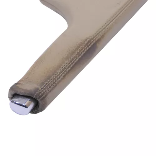 VW Golf 4 Bora Handbremse Feststellbremse Leder besch beige hellbeige (169491)