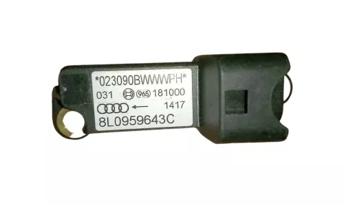 A3 8L Airbag Steuergerät Sitz Airbagsteuergerät 8L0959643C Crashsensor schwarz
