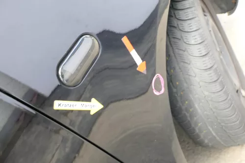 VW Polo 9N Kotflügel vorne rechts schwarz L041 bis ca.Bj.2004 (169688)
