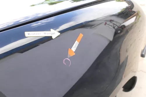VW Polo 9N Kotflügel vorne rechts schwarz L041 bis ca.Bj.2004  (169688)