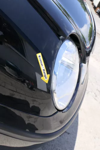 VW Polo 9N Kotflügel vorne rechts schwarz LC9Z bis ca.Bj.2004  (169702)