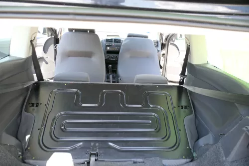 VW Polo 9N 9N3 Sitz Rückbank Sitzfläche Sitze hinten mit Kopfstützen (169708)