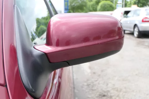 Leon 1M manueller Spiegel Außenspiegel links Glas rot LS3R