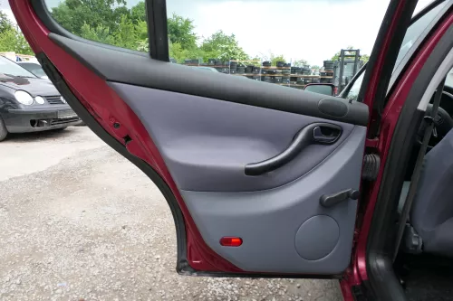 Seat Leon 1M Toledo Türverkleidung Verkleidung Tür hinten links grau schwarz (169767)
